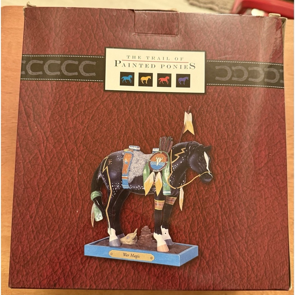 The Trail of‎ Painted Ponies "War Magic" #6002977 Enesco 2018 EUC